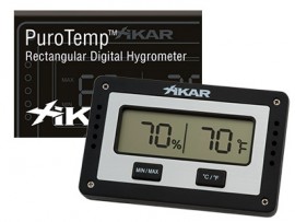 XIKAR Rectangular Hygrometer